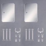ACTION BASE 6 - CLEAR COLOR MIRROR STICKERS SET