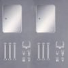 ACTION BASE 6 - CLEAR COLOR MIRROR STICKERS SET
