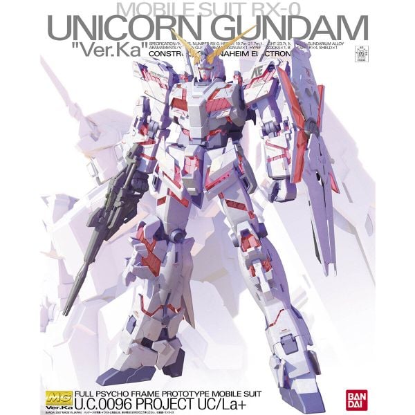 MG 1/100 UNICORN GUNDAM VER KA