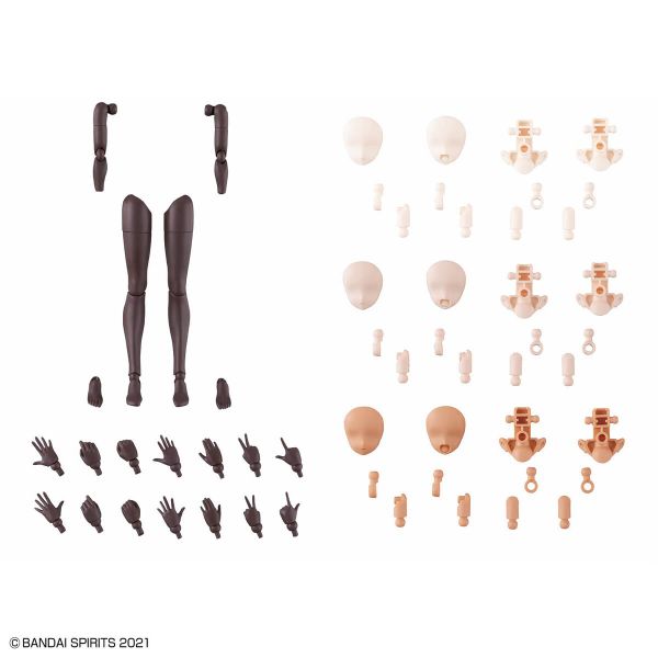 30MS OPTION BODY PARTS ARM PARTS & LEG PARTS - BROWN