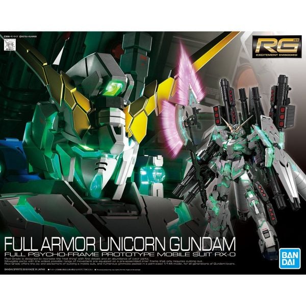 [Pre-order / Đặt trước] RG 1/144 FULL ARMOR UNICORN GUNDAM