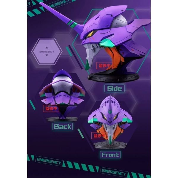 BANDAI NAMCO BN HEAD COLLECTION EVANGELION TEST TYPE-01 VER.