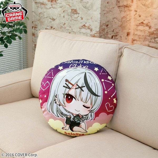 Gối đệm mềm Banpresto - Hololive - Hololive IF petit round cushion Sakamata Chloe