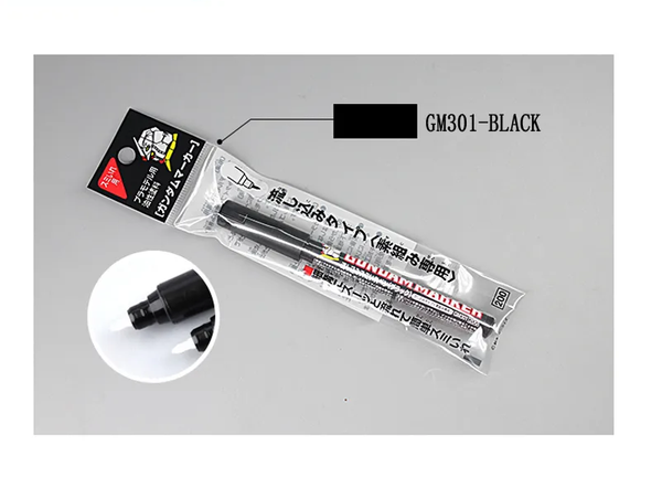 Bút Kẻ Line Mô Hình Gundam Marker GM301 - Kẻ Chảy - BLACK