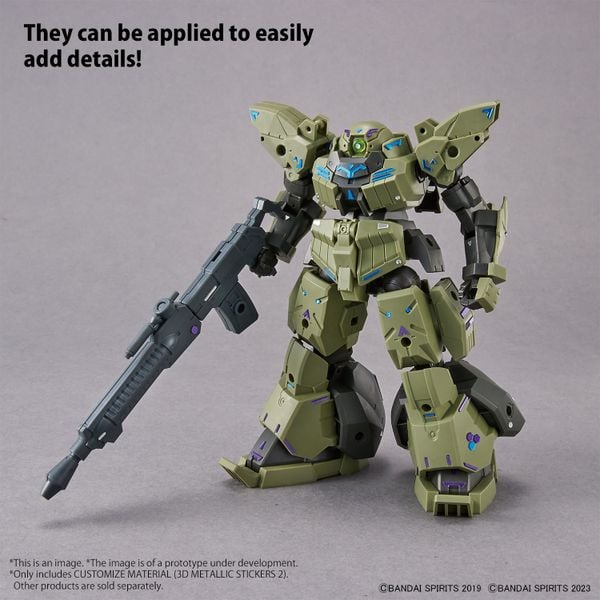 [Pre-order] - Trả hàng 2024 tháng 02 - 30MM CUSTOMIZE MATERIAL - 3D Metallic Sticker 2 - Giá Order: 95k