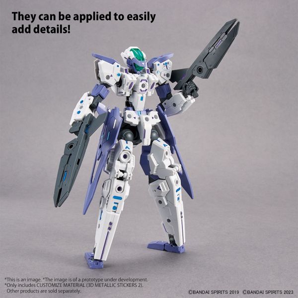 [Pre-order] - Trả hàng 2024 tháng 02 - 30MM CUSTOMIZE MATERIAL - 3D Metallic Sticker 2 - Giá Order: 95k