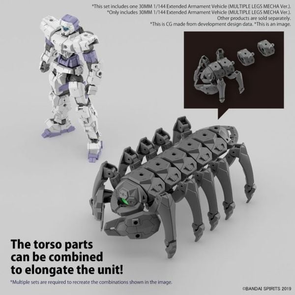 30MM 1/144 Extended Armament Vehicle - Multiple Legs Mecha Ver