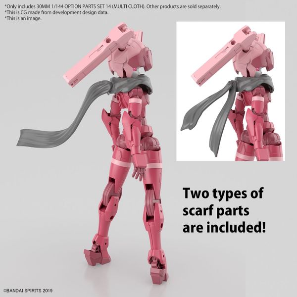 [Pre-order] - 2024 tháng 01 - 30MM 1/144 Option Parts Set 14 - Multi Cloth - Giá Order: 210k