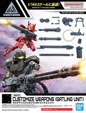 Phụ kiện 30MM 1/144 Customize Weapons - Gatling Unit