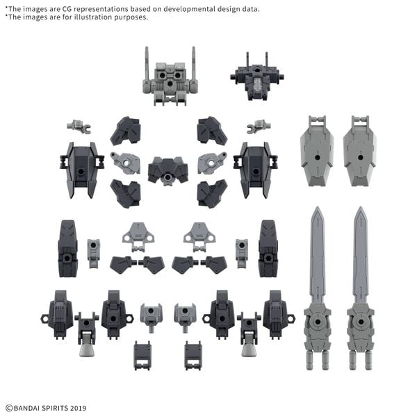 30MM 1/144 Option parts set 20 - Full Armor Unit 1