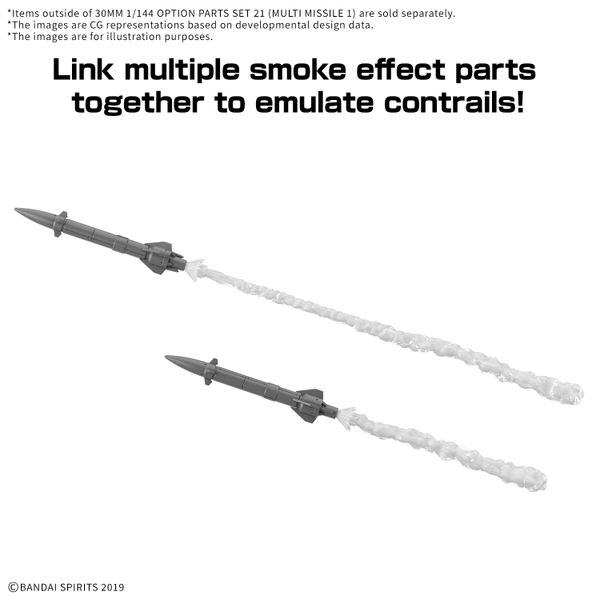 30MM 1/144 Option parts set 21 - Multi Missile 1