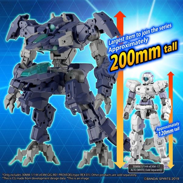 [Pre-order] - Trả hàng 2024 tháng 07 - 30MM 1/144 eEXM GIG-R01 PROVEDEL - type-REX 01 - Giá Order: 770k