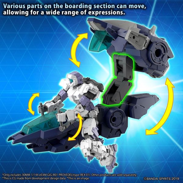 [Pre-order] - Trả hàng 2024 tháng 07 - 30MM 1/144 eEXM GIG-R01 PROVEDEL - type-REX 01 - Giá Order: 770k