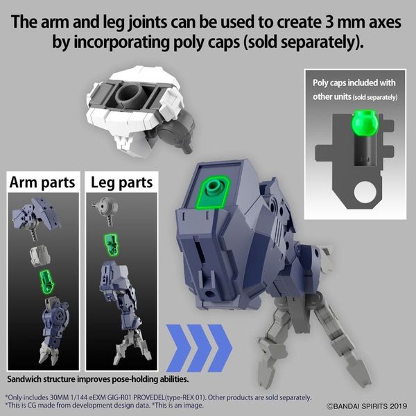 [Pre-order] - Trả hàng 2024 tháng 07 - 30MM 1/144 eEXM GIG-R01 PROVEDEL - type-REX 01 - Giá Order: 770k