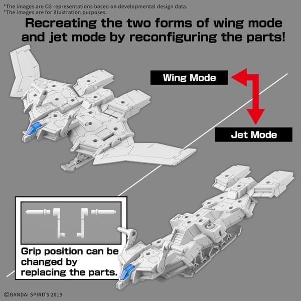 [Pre-order / Đặt trước] 30MM 1/144 Exa-Vehicle - Wing Mobile Ver