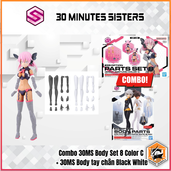 30MS Phụ Kiện Option Parts Set 8 - Scout Costume - Color C