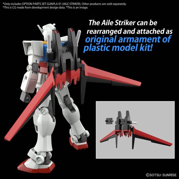 [Pre-order] - Trả hàng 2024 tháng 06 - 1/144 OPTION PARTS SET GUNPLA 01 - AILE STRIKER - Giá Order: 215k