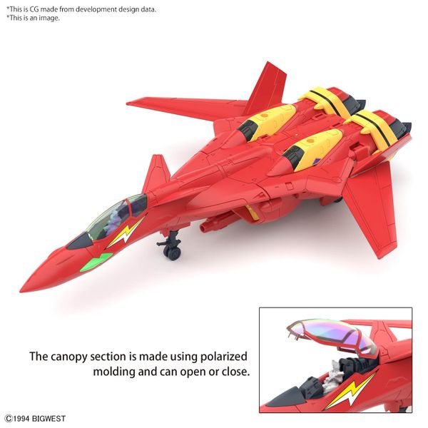 [Pre-order] - Trả hàng 2024 tháng 06 - HG 1/100 VF-19 CUSTOM FIRE VALKYRIE WITH SOUND BOOSTER - Giá Order: 985k
