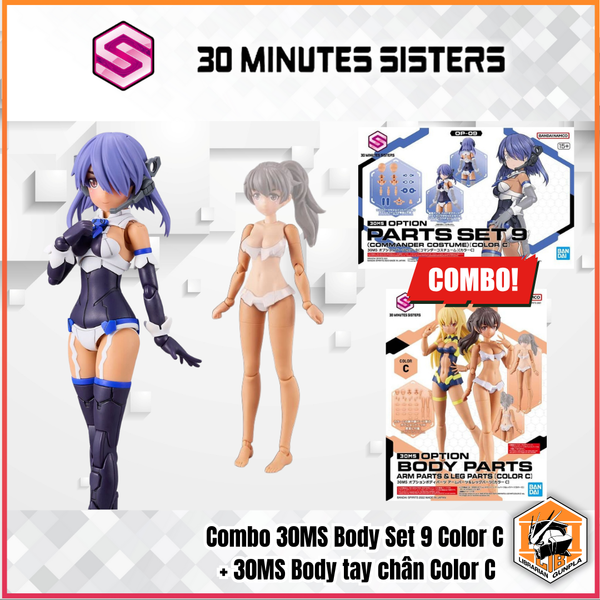 30MS Phụ kiện OPTION PARTS SET 9 COMMANDER COSTUME - COLOR C