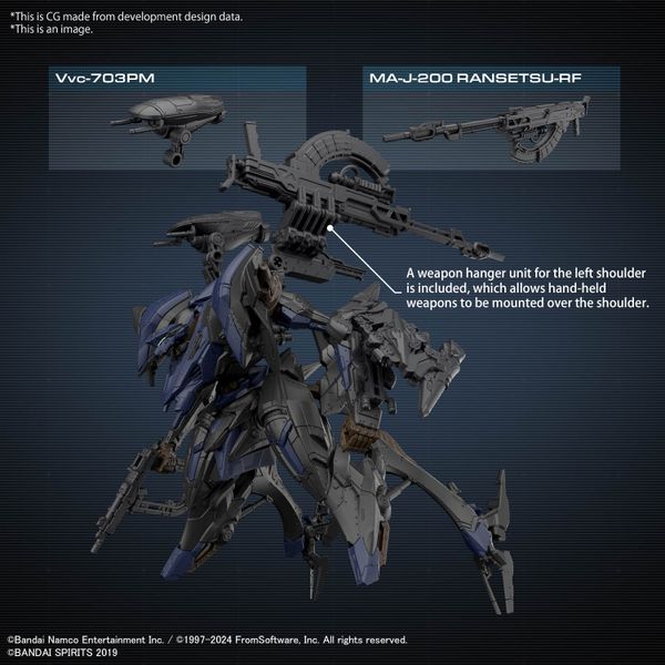 [Pre-order / Đặt trước] 30MM Armored Core VI Fires of Rubicon - Schneider Nachtreiher/40E Steel Haze