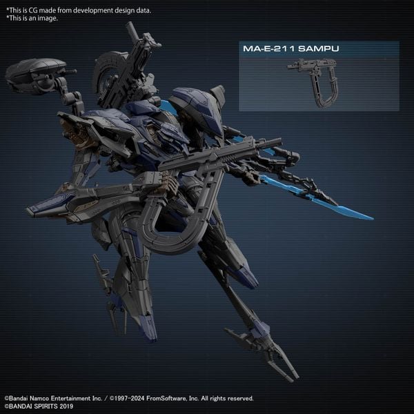 [Pre-order / Đặt trước] 30MM Armored Core VI Fires of Rubicon - Schneider Nachtreiher/40E Steel Haze