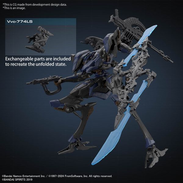 [Pre-order / Đặt trước] 30MM Armored Core VI Fires of Rubicon - Schneider Nachtreiher/40E Steel Haze