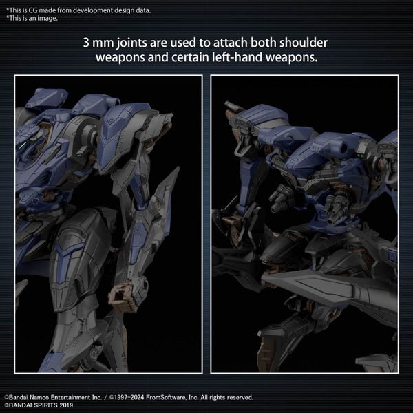 [Pre-order / Đặt trước] 30MM Armored Core VI Fires of Rubicon - Schneider Nachtreiher/40E Steel Haze