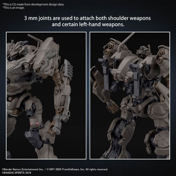[Pre-order / Đặt trước] 30MM Armored Core VI Fires of Rubicon - RaD CC-2000 Orbiter Nightfall