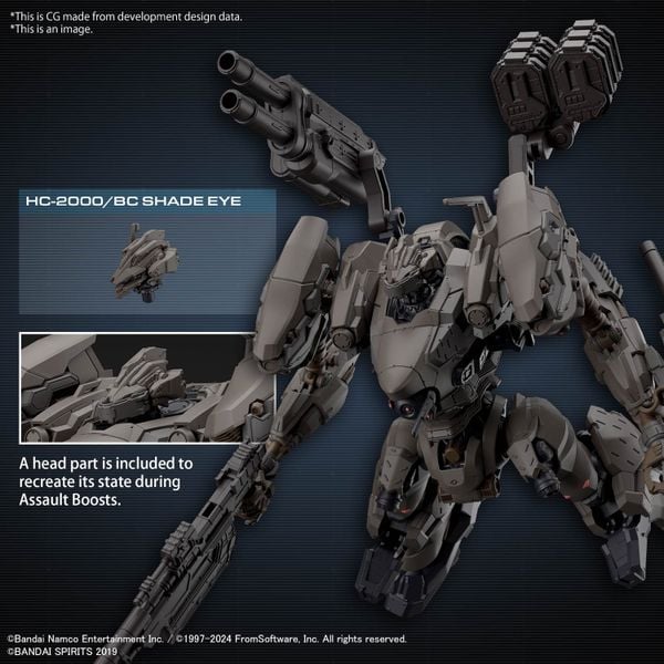 [Pre-order / Đặt trước] 30MM Armored Core VI Fires of Rubicon - RaD CC-2000 Orbiter Nightfall