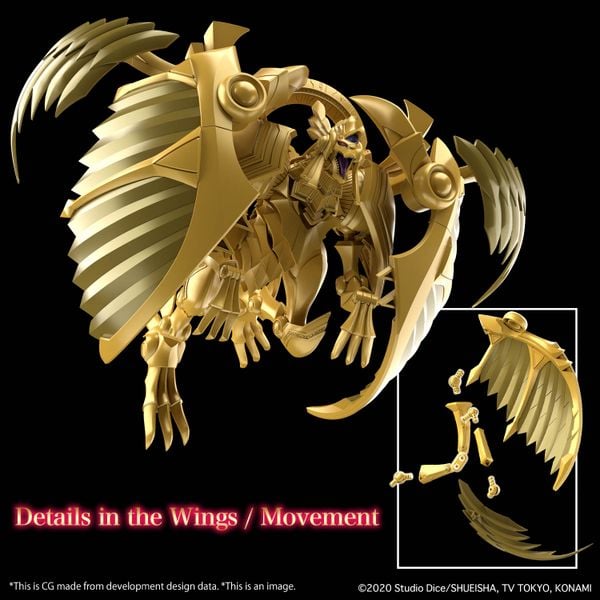 [Pre-order / Đặt trước] Figure-rise Standard Amplified - Yu-gi-oh! - EGYPTIAN GOD THE WINGED DRAGON OF RA