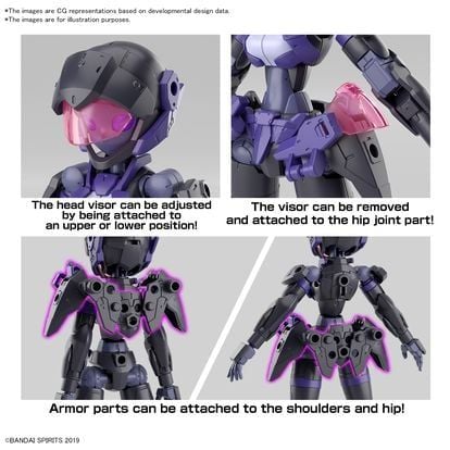 30MM 1/144 EXM-H15E ACERBY - TYPE E