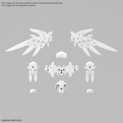 30MM 1/144 OPTION PARTS SET 17 - WING UNIT 1