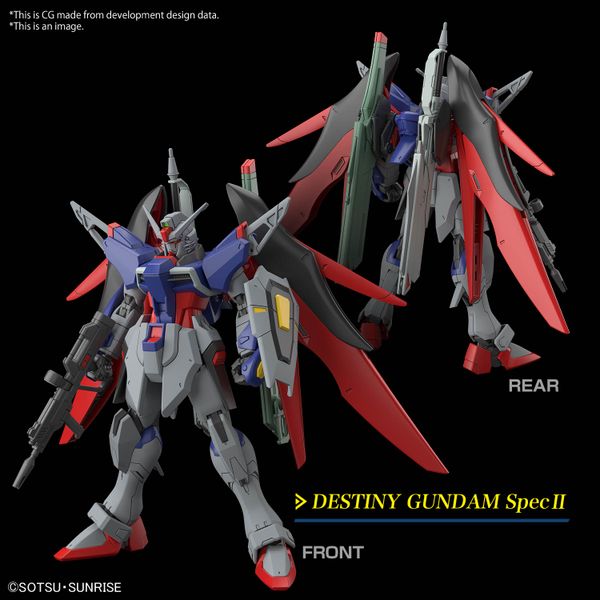 HGCE 1/144 Destiny Gundam Spec 2 & Zeus Sillouette