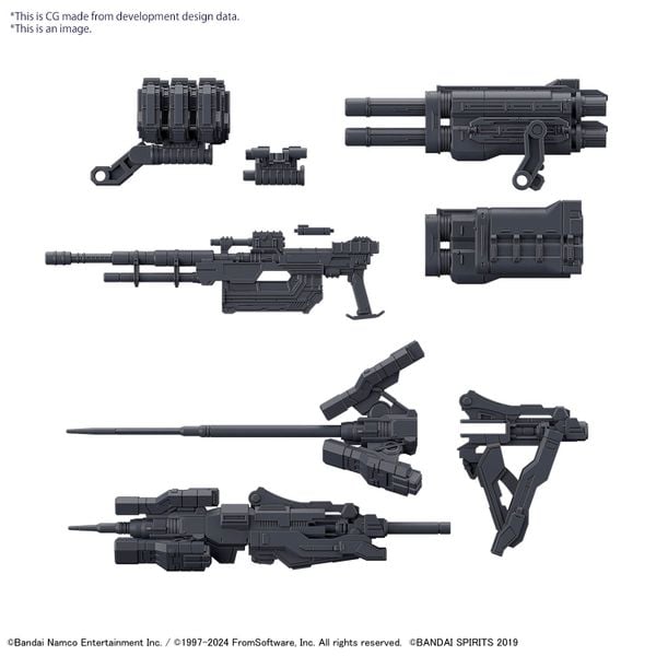 30MM - ARMORED CORE 6 FIRES OF RUBICON - OPTION PARTS SET WEAPON SET 02