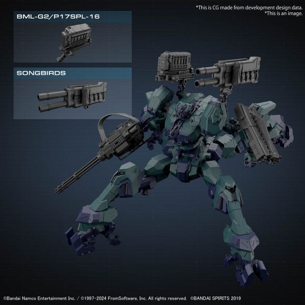 30MM ARMORED CORE 6 FIRES OF RUBICON - BALAM INDUSTRIES BD-011 MELANDER LIGER TAIL