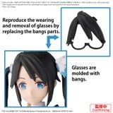 30MS - THE IDOLM@STER - OPTION HAIR STYLE & FACE PARTS SET - YUIKA MITSUMINE / KIRIKO YUKOKU