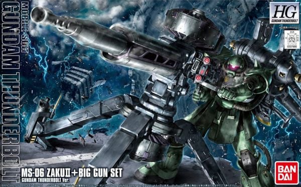 HG TB 1/144 ZAKU 2 + BIG GUN SET - GUNDAM THUNDERBOLT Ver
