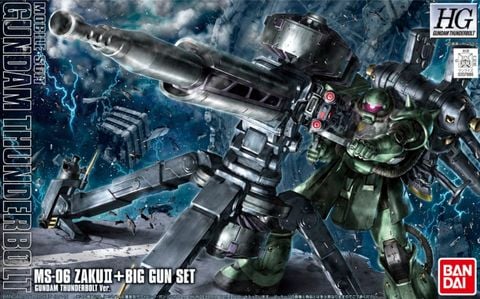 HG GT 1/144 ZAKU 2 + BIG GUN SET - GUNDAM THUNDERBOLT Ver