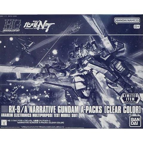 HGUC 1/144 RX-9/A Narrative Gundam A-Packs - Clear Color