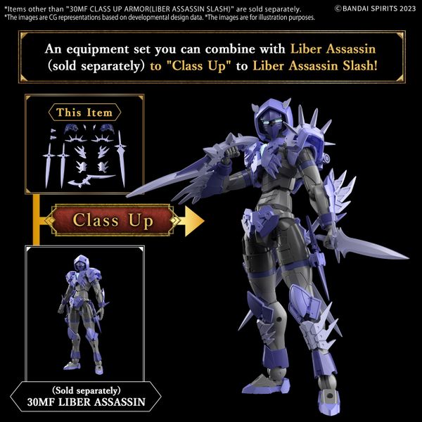[Pre-order / Đặt trước] 30MF Combo Liber Assassin + Class Up Armor - Liber Assassin Slash