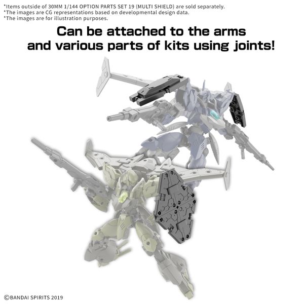 [Pre-order / Đặt trước] 30MM 1/144 Option parts set 19 - Multi-shield