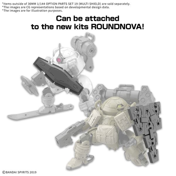 [Pre-order / Đặt trước] 30MM 1/144 Option parts set 19 - Multi-shield