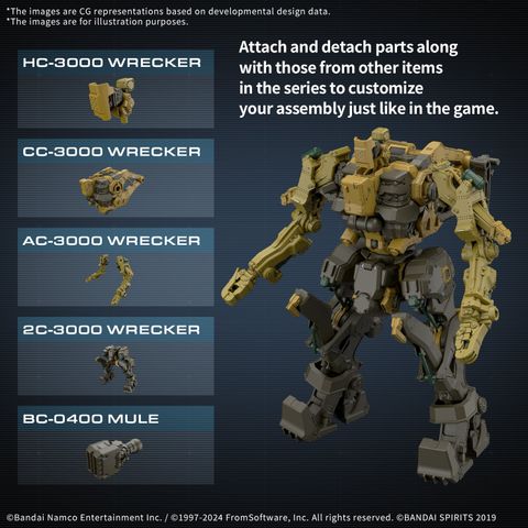 [Pre-order / Đặt trước] 30MM ARMORED CORE 6 FIRES OF RUBICON RaD CC-3000 WRECKER