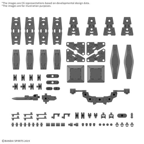 [Pre-order / Đặt trước] 30MM 1/144 Option parts set 19 - Multi-shield