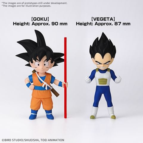 [Pre-order / Đặt trước] Dragon Ball DAIMA Plastic Model Son Goku Mini & Vegeta Mini