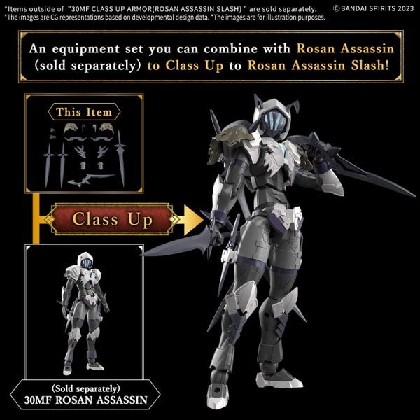[Pre-order / Đặt trước] 30MF Combo Rosan Assassin + Class Up Armor - Rosan Assassin Slash