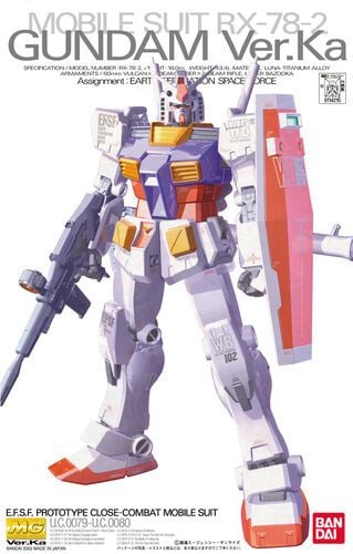 MG 1/100 RX-78-2 GUNDAM - Ver Ka - LIB Gunpla