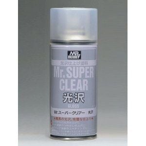 Sơn Phủ Bảo Vệ Mô Hình Clear Coat Mr. Super Clear - Gốc Dung Môi Lacquer