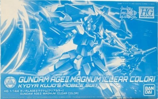 HG BD 1/144 Gundam AGE-2 Magnum - Clear Color