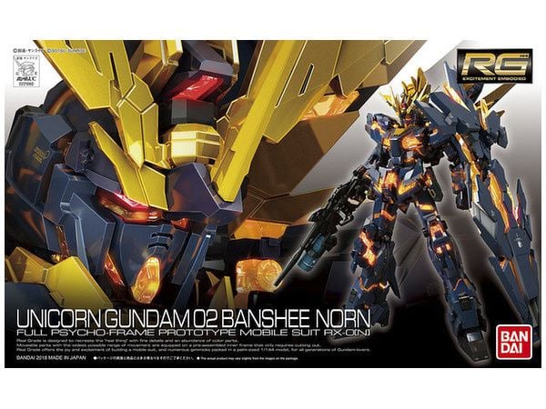 [Pre-order / Đặt trước] RG 1/144 UNICORN GUNDAM 02 BANSHEE NORN